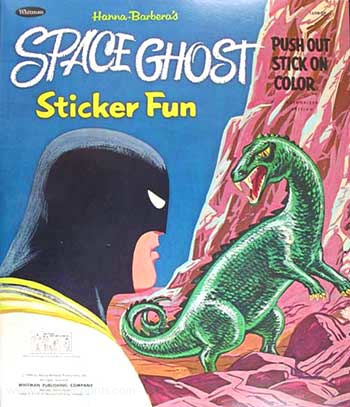 Space Ghost Sticker Fun