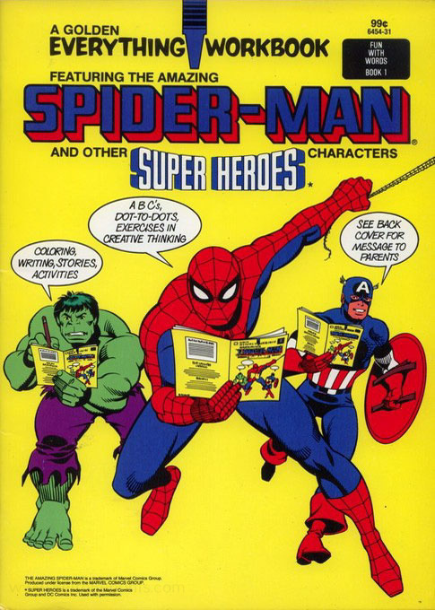 Spider-Man Golden Everything Workbook