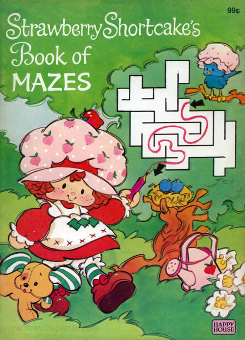 Strawberry Shortcake (1st Gen) Book of Mazes