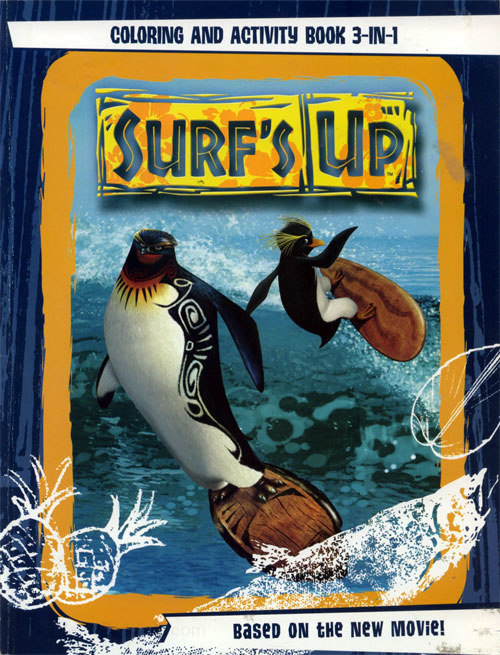 Surf's Up Dude - Surfing Themed Adult Coloring Book - Cute