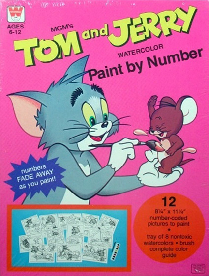 Tom & Jerry Cat & Mouse Games  Coloring Books at Retro Reprints