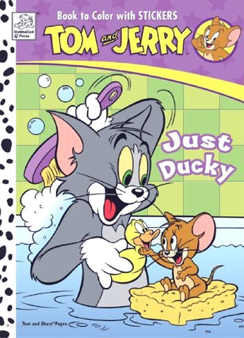 Tom & Jerry Cat & Mouse Games  Coloring Books at Retro Reprints