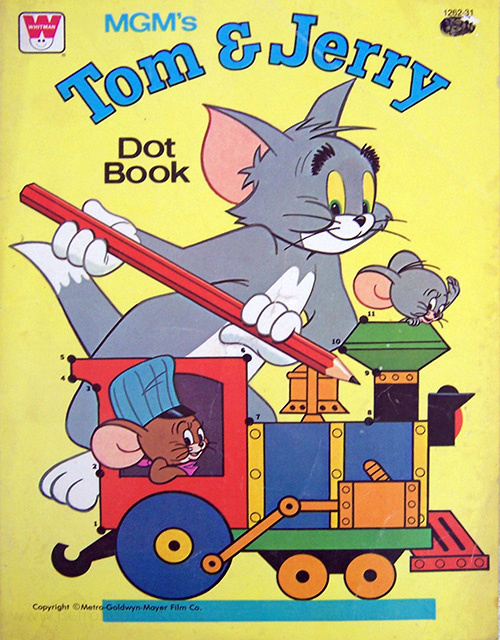 Tom & Jerry Cat & Mouse Games  Coloring Books at Retro Reprints