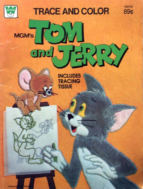 Tom & Jerry Cat & Mouse Games  Coloring Books at Retro Reprints