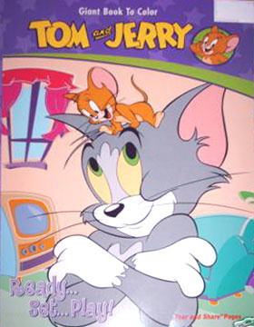 Tom & Jerry Cat & Mouse Games  Coloring Books at Retro Reprints