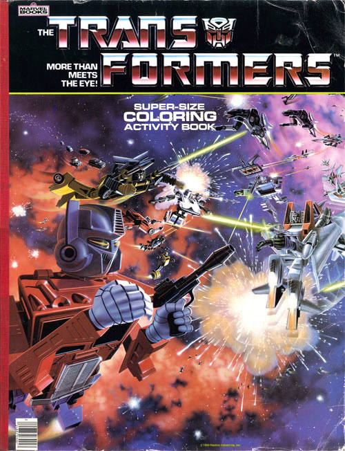 Transformers Coloring and Activity Book
