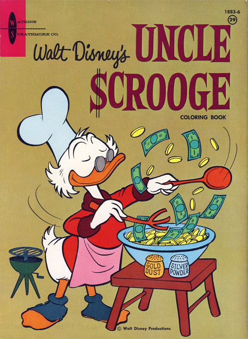 Uncle Scrooge Coloring Book