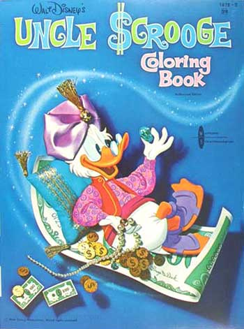 Uncle Scrooge Coloring Book