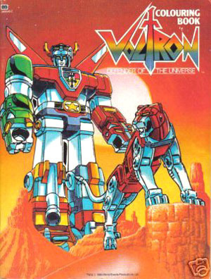 Voltron: Defender of the Universe Coloring Book