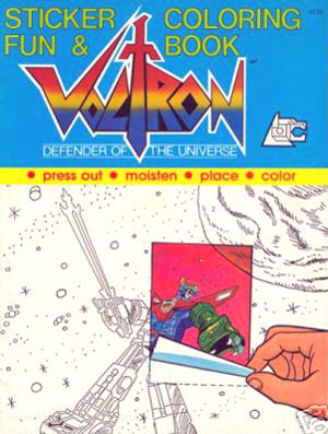 Voltron: Defender of the Universe Sticker Fun