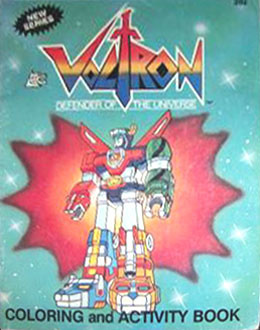 Voltron: Defender of the Universe Coloring and Activity Book