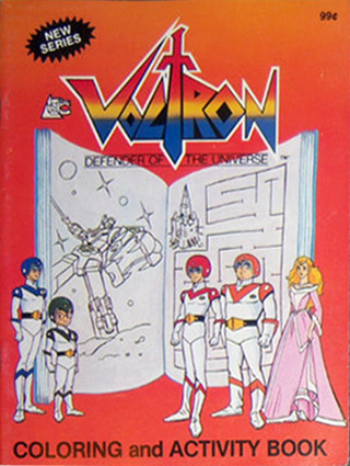 Voltron: Defender of the Universe (Lion Force) Coloring and Activity Book