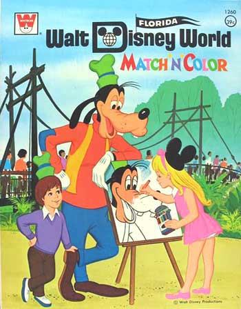 Walt Disney Theme Parks Match 'n' Color