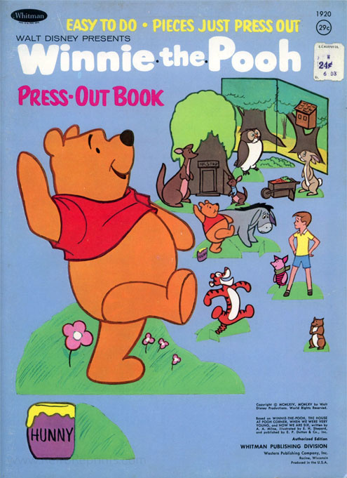 Winnie the Pooh Press Out Book