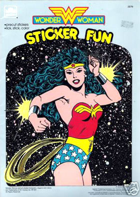Wonder Woman Sticker Fun