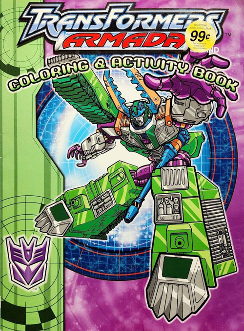 Transformers Armada Decepticon Coloring Book