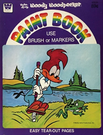 Woody Woodpecker Paint Book