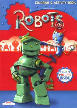 Robots Coloring and Activity Book