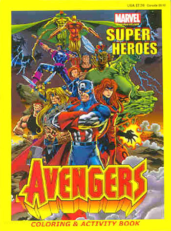 Avengers Coloring and Activity Book
