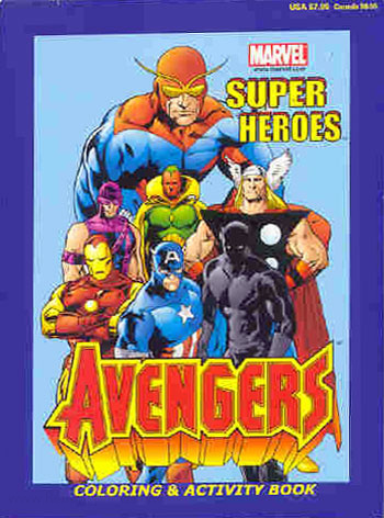 Avengers Coloring and Activity Book
