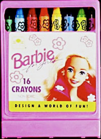 Barbie Crayons