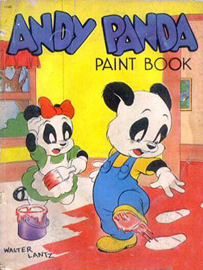 Andy Panda Paint Book