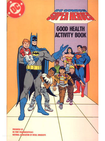 DC Super Heroes Good Health Activity Book