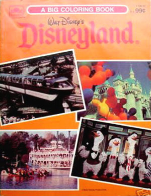 Walt Disney Theme Parks Coloring Book