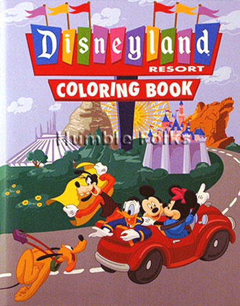 Walt Disney Theme Parks Coloring Book