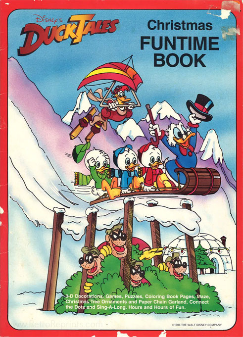 DuckTales Christmas Funtime Book