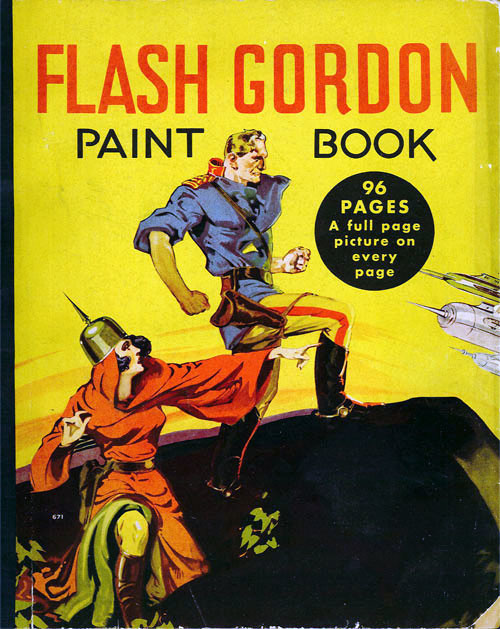 Flash Gordon Paint Book