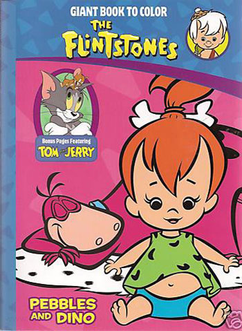 Flintstones, The Pebbles and Dino | Coloring Books at Retro Reprints