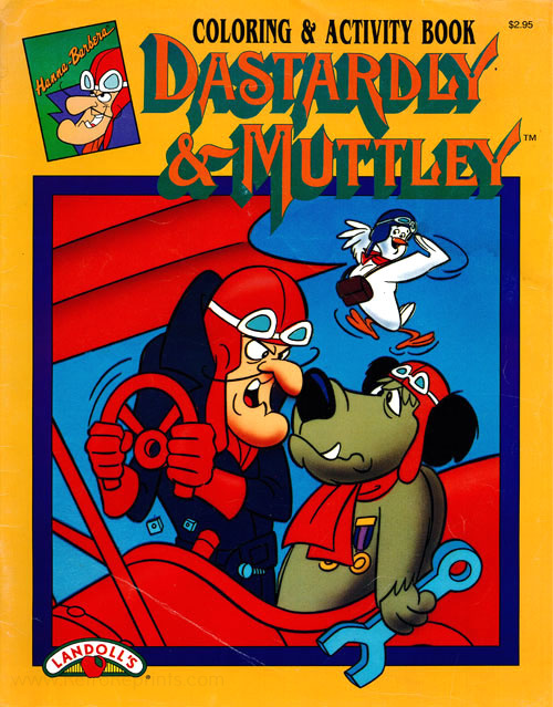 Dastardly & Muttley coloring and activity book