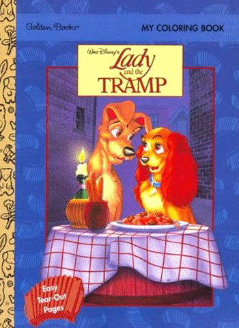 Lady & the Tramp Coloring Book