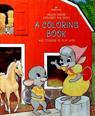 Commercial Characters Melvin Coloring Book