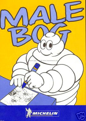 Commercial Characters Michelin Coloring Book