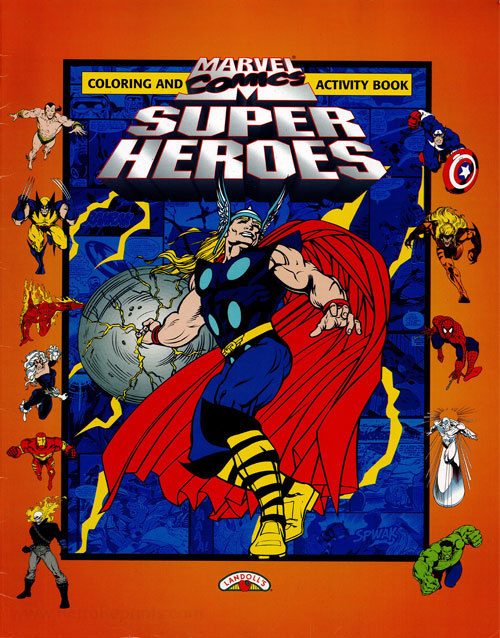 Marvel Super Heroes Coloring and Activity Book