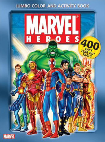 Marvel Super Heroes Coloring and Activity Book