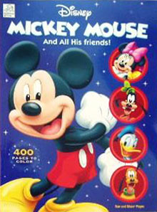 Mickey Mouse and Friends Coloring Book