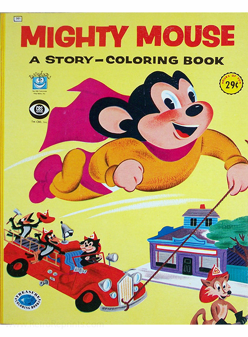 Mighty Mouse Coloring Book