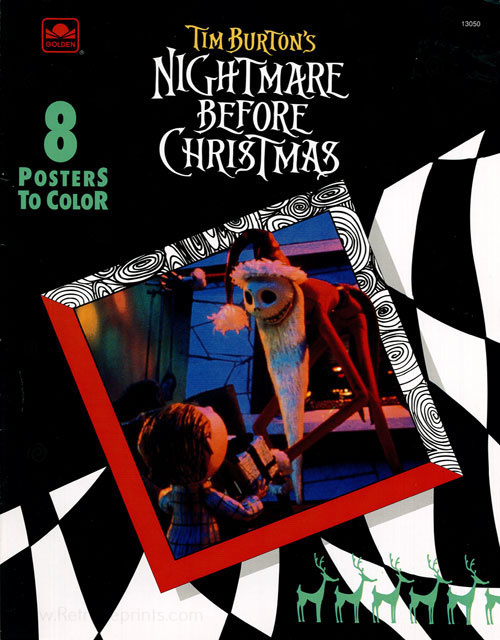Nightmare Before Christmas, The 8 Posters to Color