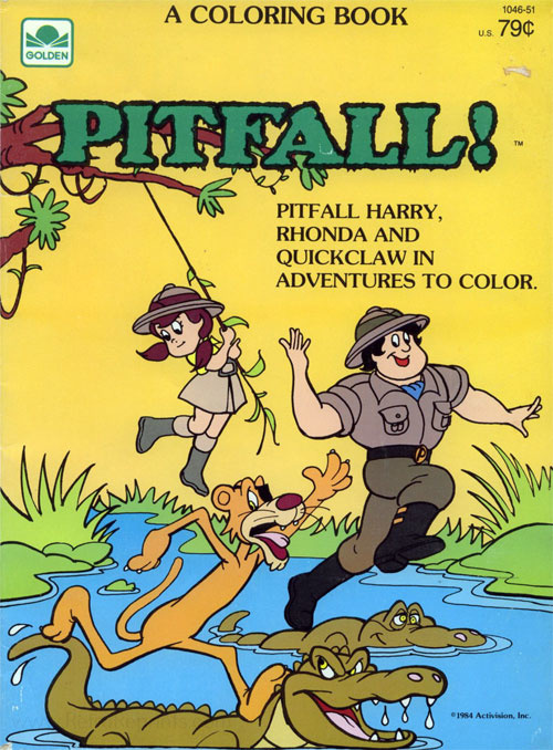 Pitfall Adventures to Color