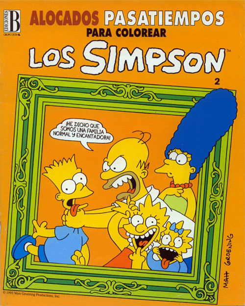 Simpsons, The Coloring Book