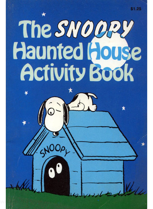 Peanuts Snoopy Haunted House Activity Book