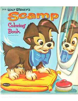 Lady & the Tramp Coloring Book
