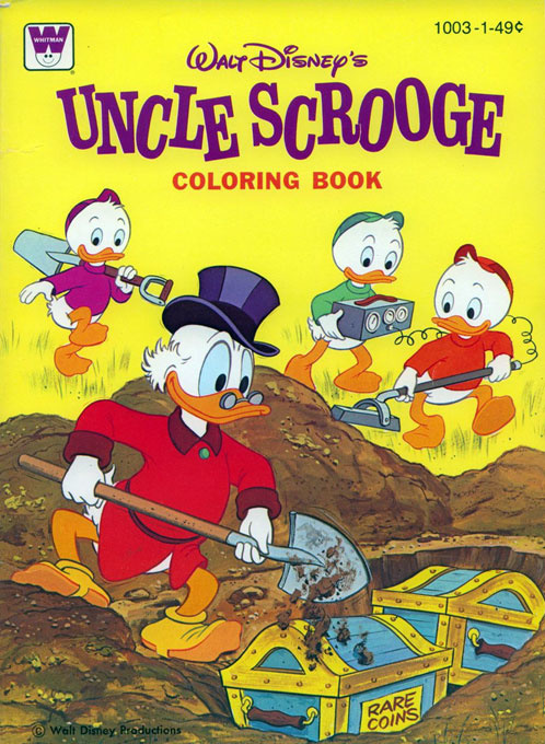 Uncle Scrooge Coloring Book