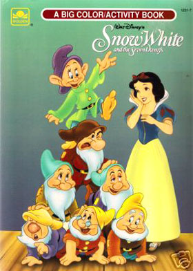 Snow White & the Seven Dwarfs Coloring and Activity Book