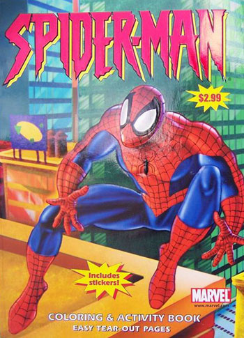 Spiderman Coloring & Activity Book