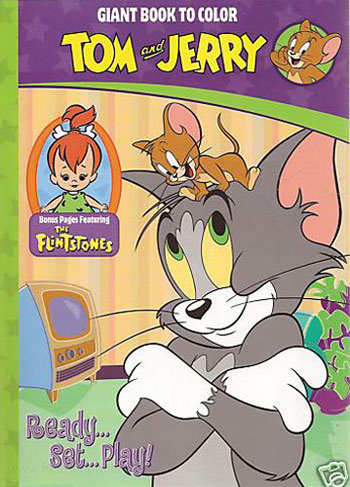 Tom & Jerry Cat & Mouse Games  Coloring Books at Retro Reprints