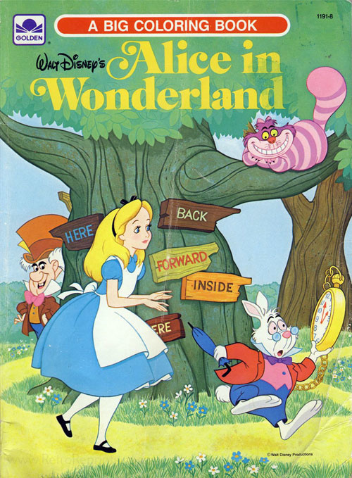 Alice in Wonderland, Disney's Coloring Book